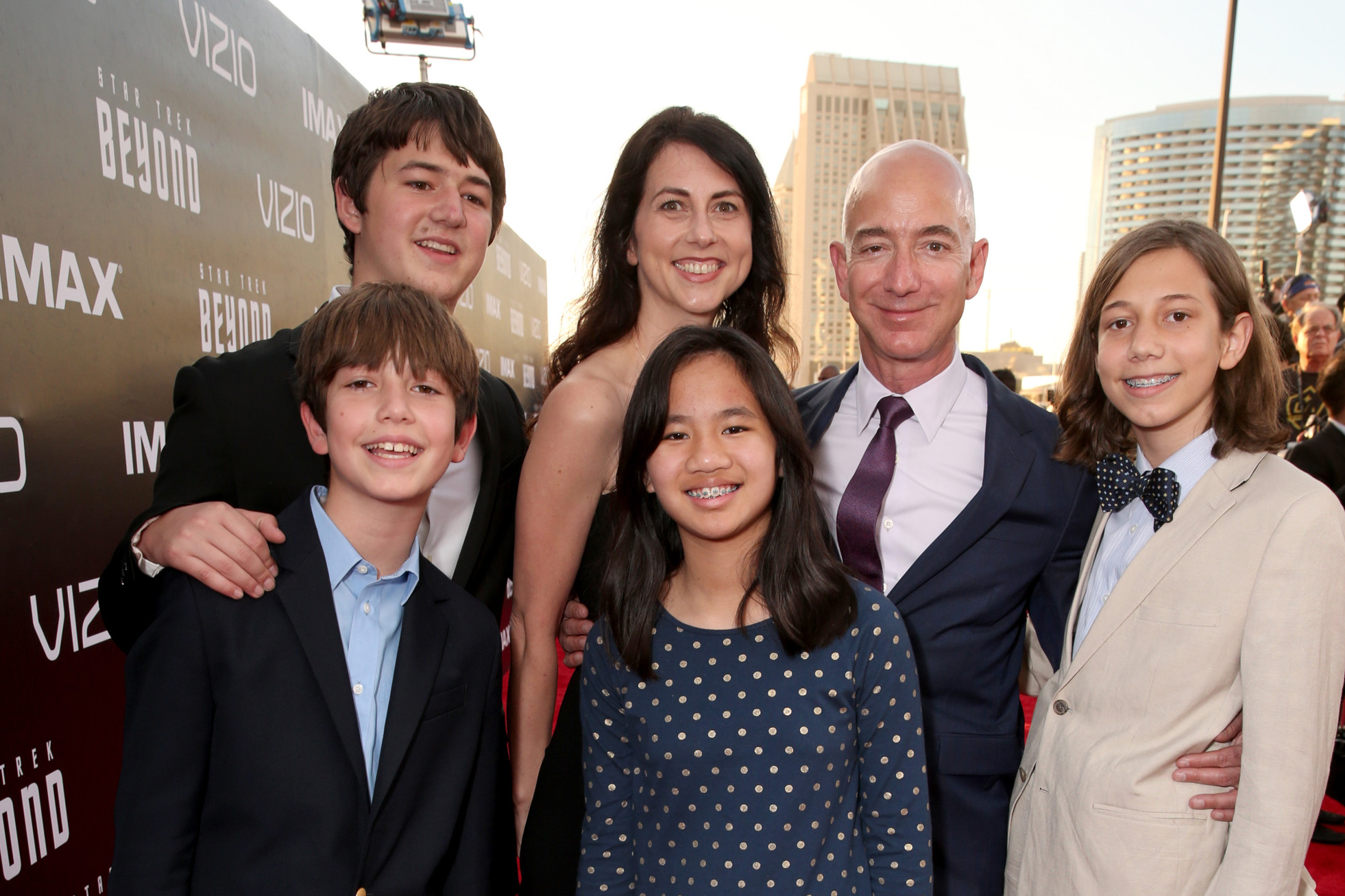 Jeff and MacKenzie Bezos