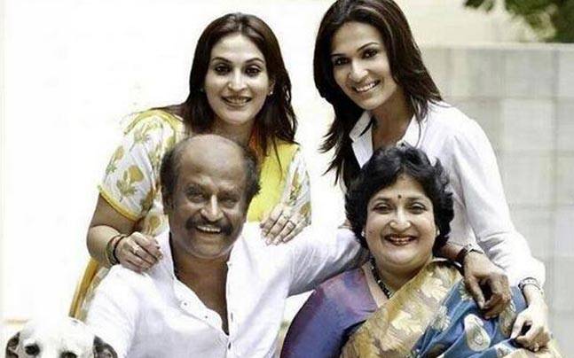 rajnikanth and family