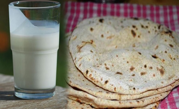 बासी रोटी सुबह दूध के साथ नाश्ते में खाने से इन रोगों में मिलता है फायदा - Chalta Purza
