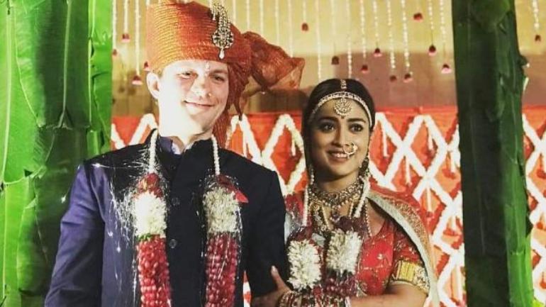 Shriya Saran wedding pic
