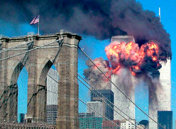 9/11 terrorist attacks on world Trade Center.