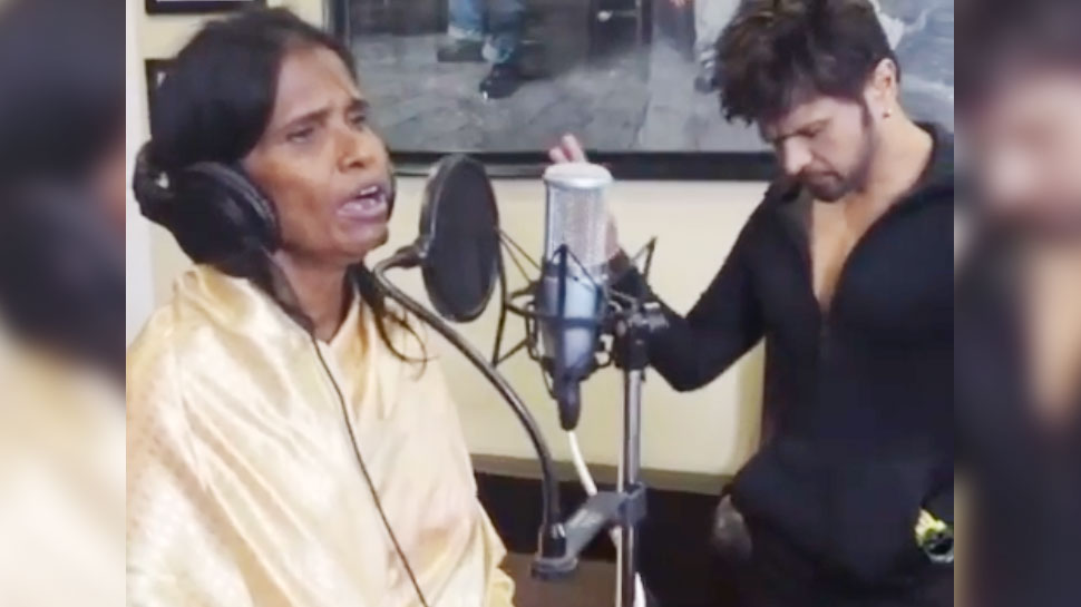 Ranu mandal with himesh reshmiya