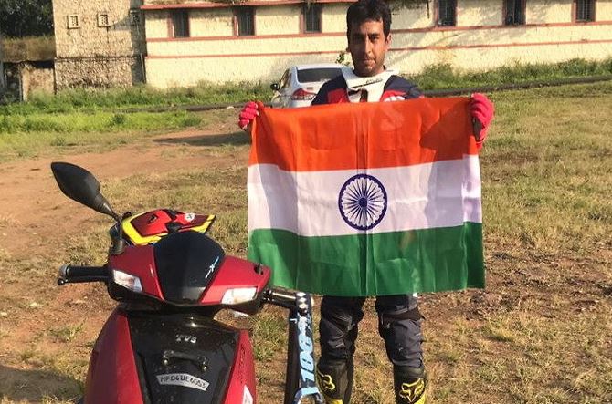 Syed-Asif-Scooter-Rider