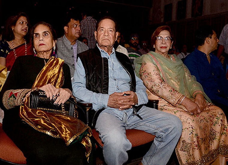 Salim-Khan-with-Wifes