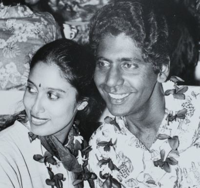 Vijay-Amritraj-With-Wife