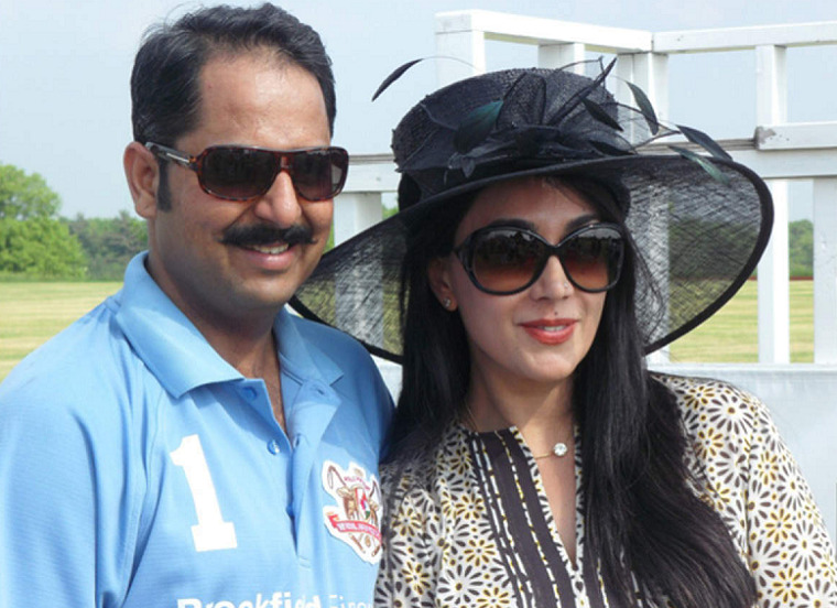 Diya-Kumari-with-ex-husband-Narendra-Singh