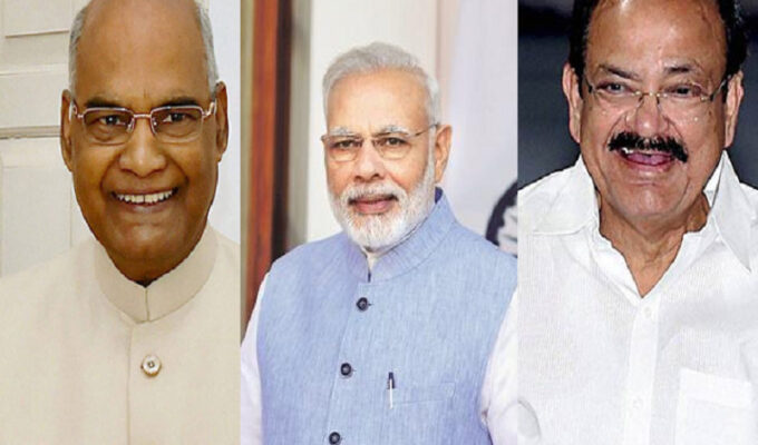 President-Kovind-PM-Modi-and-Vice-President-Venkaiah-Naidu