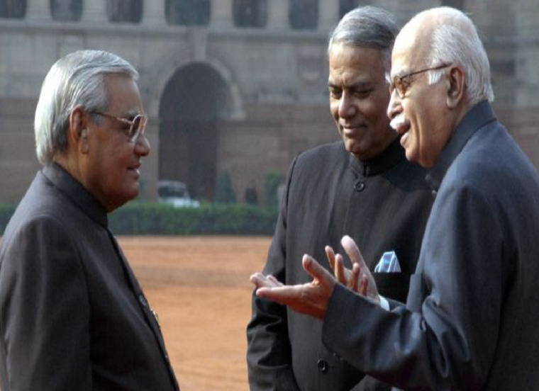 Yashwant-Sinha-with-Atal-and-Advani