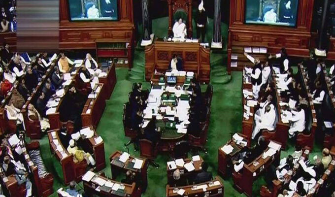 Indian-Parliament-Adjourned