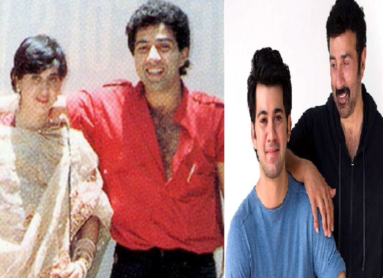 Sunny-Deol-Wife-and-Son