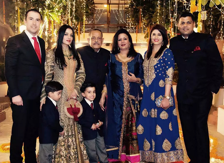 Celina-Jaitley-Family