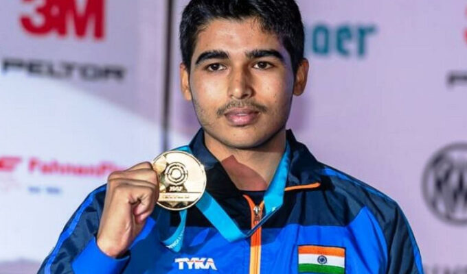 Saurabh-Choudhary-Won-Gold