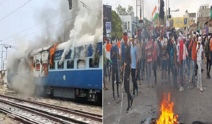 Agnipath-Scheme-Opposing-Protest